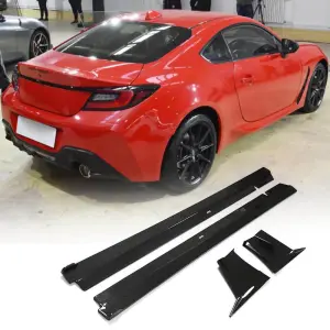 Бокові пороги V2 (Карбон) для Subaru BRZ 2021–