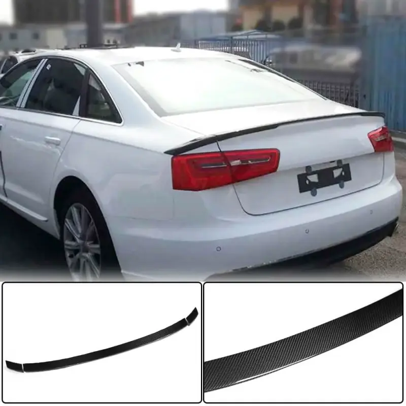 Спойлер Lip V4 (Карбон) для Audi A6 C7 2011–2018