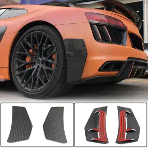 Спліттери заднього бампера V1 (2015-2020, Карбон) для Audi R8 2015–