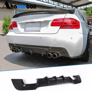 Дифузор заднього бампера V1 (для M-Sport, Карбон) для BMW 3 серія E92/E93 2006–2013