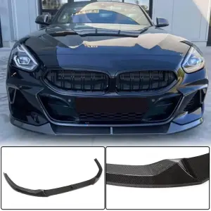 Накладка на передній бампер Lip V1 (для M-Sport, Карбон) для BMW Z4 (G29) 2018–