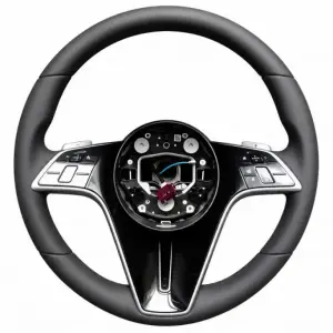 Кермо Maybach-Style (чорний + сірі кнопки, 3pin) для Mercedes-Benz AMG GT C190/R190 2014–2022
