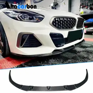 Накладка на передній бампер Lip V3 (для M-Sport, Карбон) для BMW Z4 (G29) 2018–