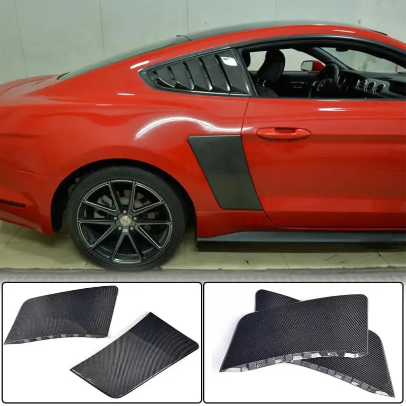 Накладки на задні крила (2015-2017, Карбон) для Ford Mustang 2015–2023