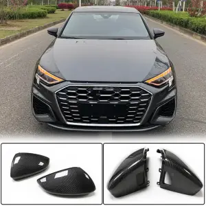 Кришки дзеркал (Карбон) V1 для Audi A3 2020–