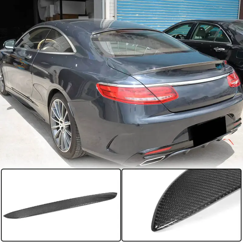 Спойлер V2 (купе, Карбон) для Mercedes-Benz S-class C217 Coupe 2014–2020