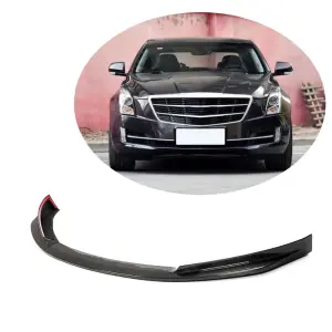 Накладка на передній бампер Lip (для Base 2015-2017, Карбон) для Cadillac ATS 2012–2019