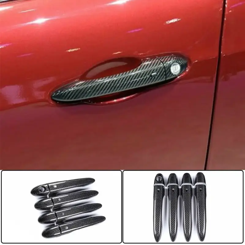 Накладки на ручки (Карбон) для Maserati Levante 2016–