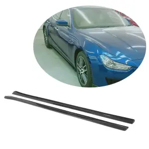 Бокові пороги V1 (для Base/S/S Q4, Карбон) для Maserati Ghibli 2013–2023