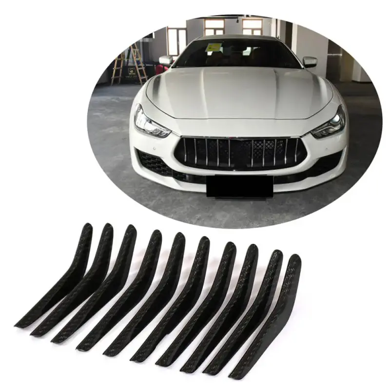 Накладки на решітку радіатора (для Base/S/S Q4 2018-2020, Карбон) для Maserati Ghibli 2013–2023