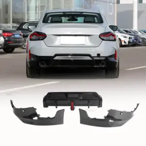 Дифузор заднього бампера V1 (для M-Sport, Карбон) для BMW 2 серія G42 2021–