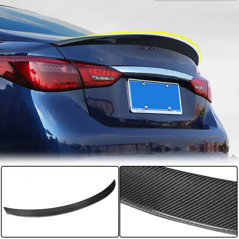 Спойлер V7 (для Q50, Карбон) для Infiniti Q50/Q60 2013–2024
