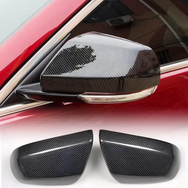 Кришки дзеркал (Карбон) для Cadillac ATS 2012–2019