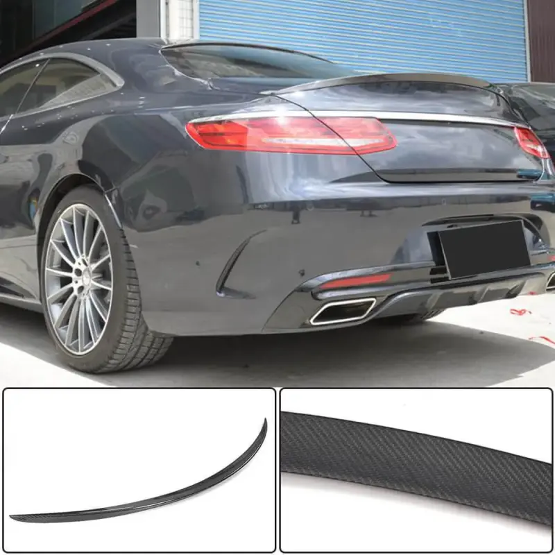 Спойлер V1 (купе, Карбон) для Mercedes-Benz S-class C217 Coupe 2014–2020