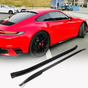 Бокові пороги V2 (Карбон) для Porsche 911 (992) 2018–