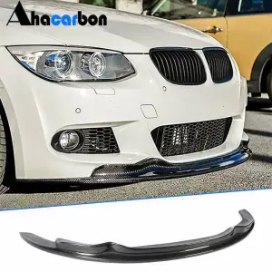 Накладка на передній бампер Lip RK-Style (для 2010-2012 M-Sport, Карбон) для BMW 3 серія E92/E93 2006–2013