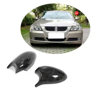 Кришки дзеркал V1 (для E90/E91 2005-2008, E92/E93 2006-2009, Карбон) для BMW 3 серія E90/E91 2005–2011
