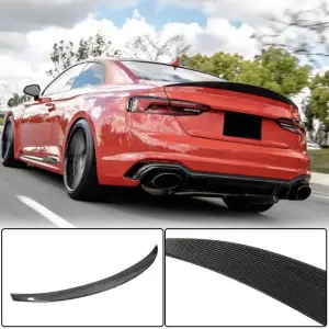 Спойлер V5 (для купе, Карбон) для Audi A5 2016–2025