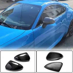 Накладки на дзеркала (Карбон) для Subaru BRZ 2021–
