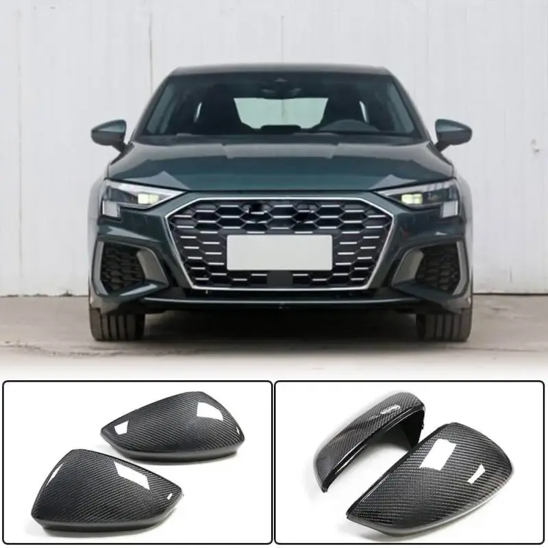 Кришки дзеркал (Карбон) V2 для Audi A3 2020–