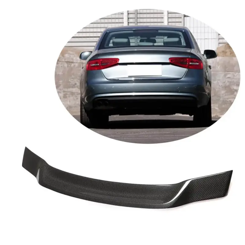 Спойлер V4 (для Base 2011-2015, Карбон) для Audi A4 B8 2007–2015