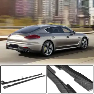 Бокові пороги (2013-2016, Карбон) для Porsche Panamera 2009–2016