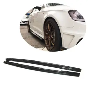Бокові пороги V1 (для S-Line HB, Карбон) для Audi A3 2012–2020