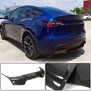 Дифузор заднього бампера V2 (2020-2025, Карбон) для Tesla Model Y 2020–