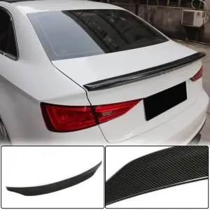 Спойлер V7 (для Sedan, Карбон) для Audi A3 2012–2020