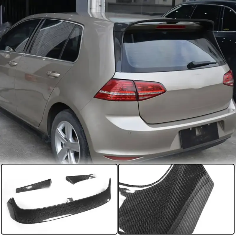 Спойлер V2 (для Base/R-Line HB, Карбон) для Volkswagen Golf 7/E-Golf 2012–2020