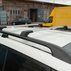 Багажник (поперечини) на звичайні рейлінги без ключа Flybar V1 (2 шт) для Jeep Cherokee/Liberty 2007–2013