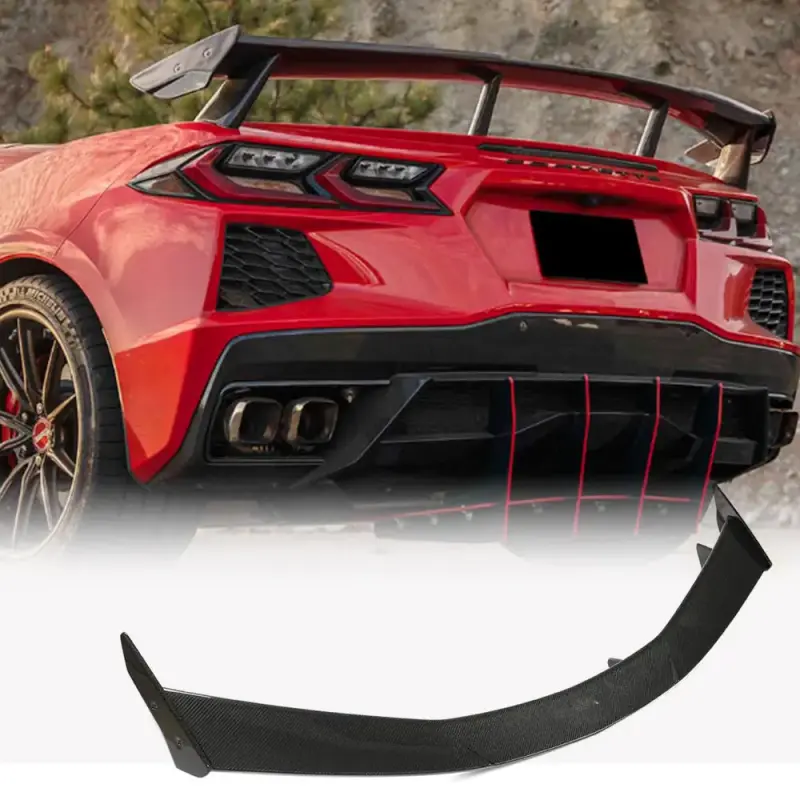 Спойлер V1 (Карбон) для Chevrolet Corvette C8 2019–