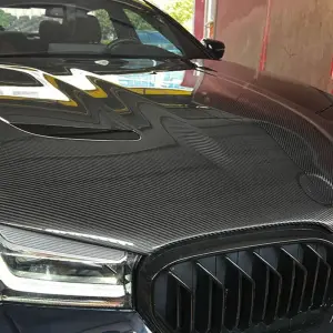 Капот (F90-style, Карбон) для BMW 5 серія G30/G31 2017–2023