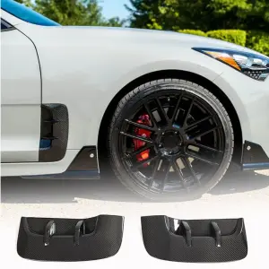Накладки на передні крила (Карбон) для KIA Stinger 2017–2023