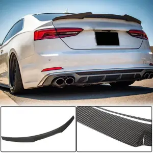 Спойлер V6 (для купе, Карбон) для Audi A5 2016–2025