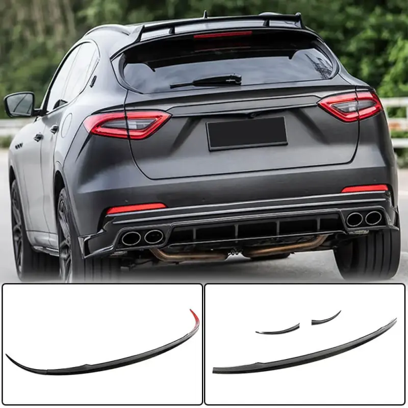 Спойлер нижній V1 (Карбон) для Maserati Levante 2016–