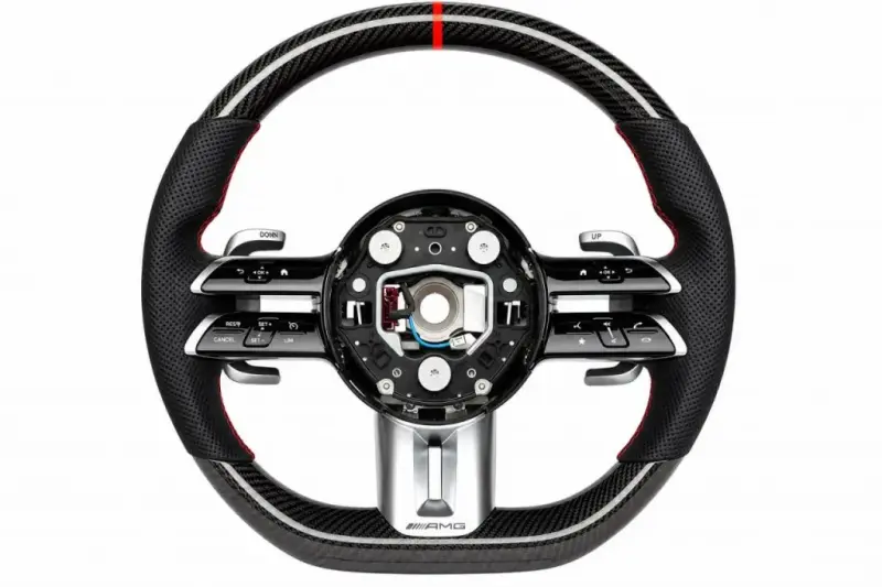 Кермо AMG 2021-Style (Карбон, 4pin) для Mercedes-Benz CLA C118 2019–