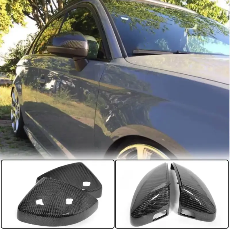 Кришки дзеркал (Карбон) для Audi A3 2012–2020