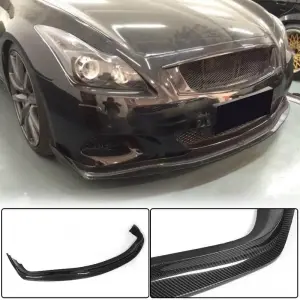 Накладка на передній бампер Lip (для G37 Coupe 2009-2013, Карбон) для Infiniti G25/G35/37 (V36/CV36) 2006–2015