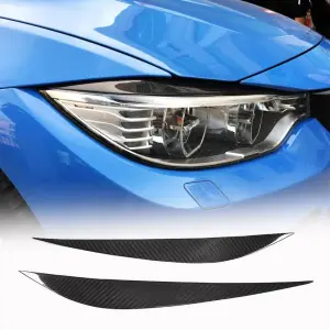 Вії на фари V2 (для F80, Карбон) для BMW 3 серія F30/F31 2012–2019
