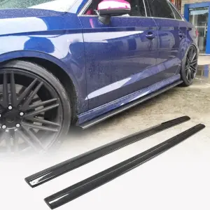 Бокові пороги V3 (для S-Line Sedan, Карбон) для Audi A3 2012–2020