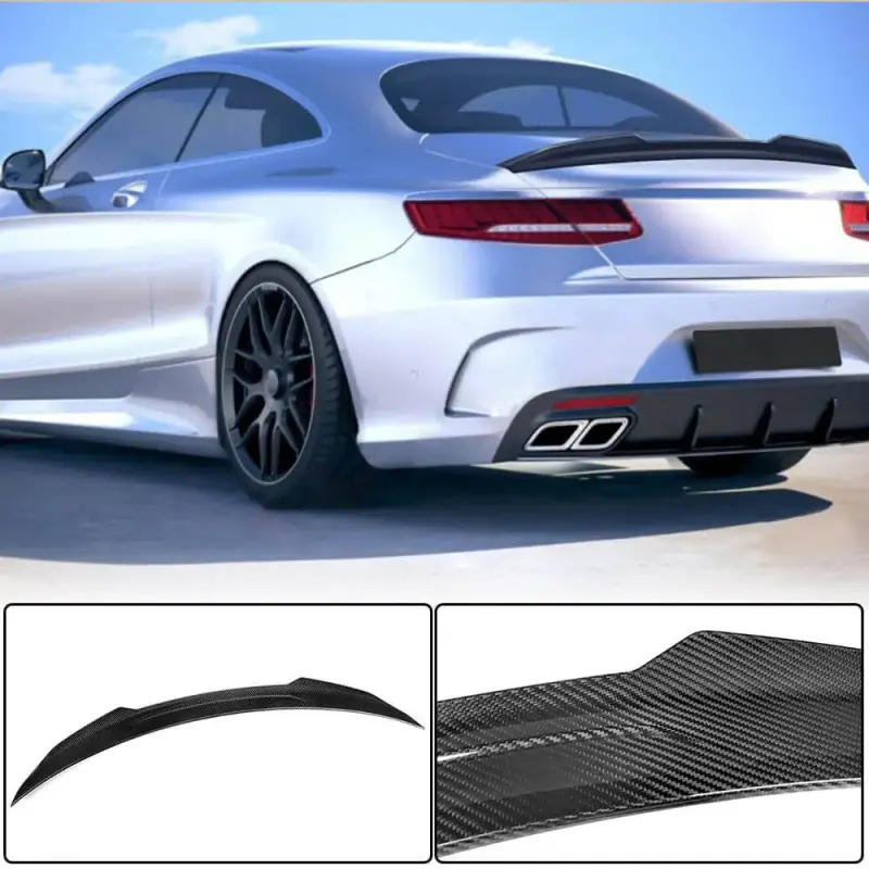 Спойлер V3 (купе, Сухий карбон) для Mercedes-Benz S-class C217 Coupe 2014–2020