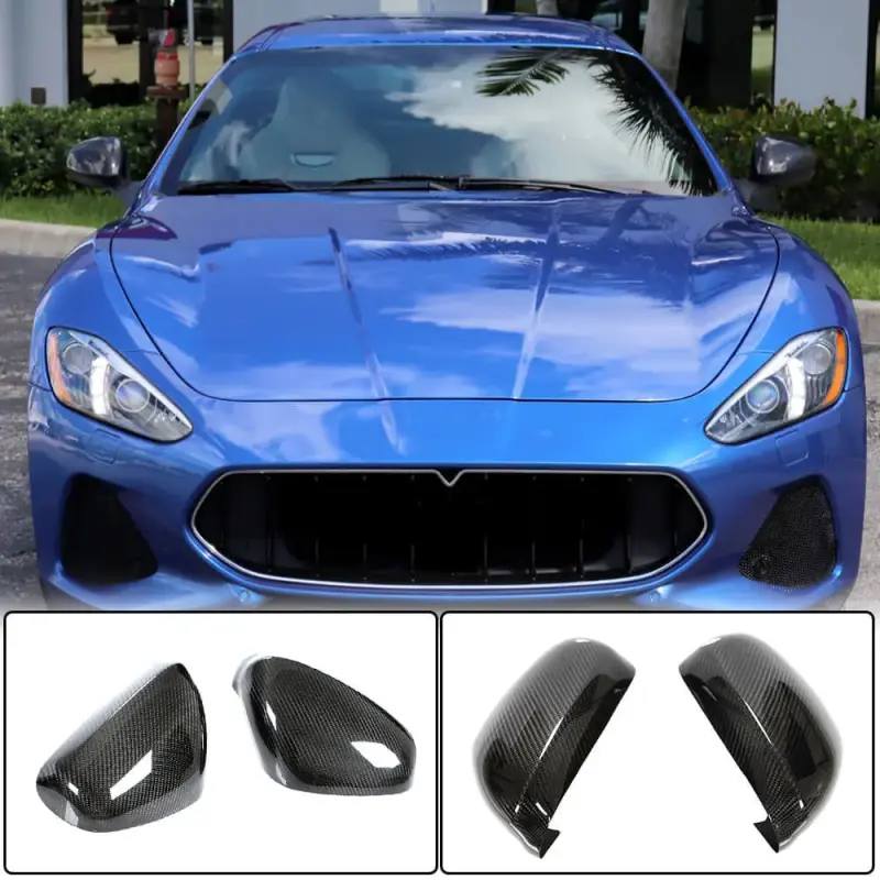 Накладки на дзеркала (Карбон) для Maserati GranTurismo 2007–2019