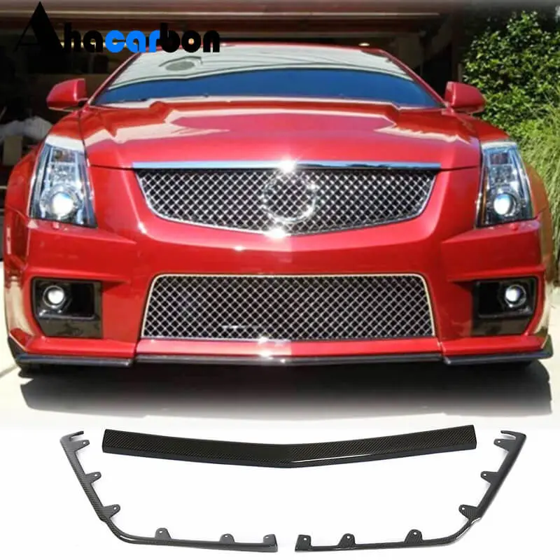 Накладки на передній бампер (для CTS V Coupe, Карбон) для Cadillac CTS 2007–2014
