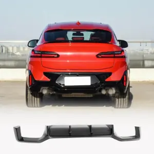 Дифузор заднього бампера (для F98 2022-2025, Карбон) для BMW X4 G02 2018–