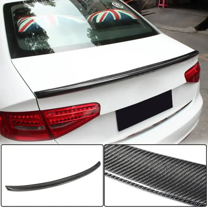 Спойлер V2 (для Base 2011-2015, Карбон) для Audi A4 B8 2007–2015