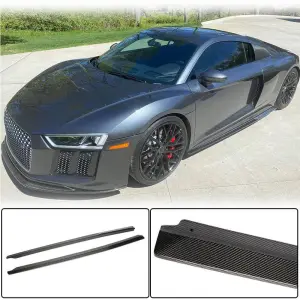 Бічні спідниці V3 (Карбон) для Audi R8 2015–