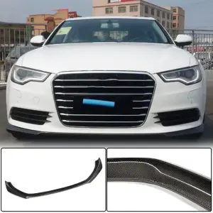 Накладка на передній бампер Lip Карбон (для Base 2011-2014) для Audi A6 C7 2011–2018