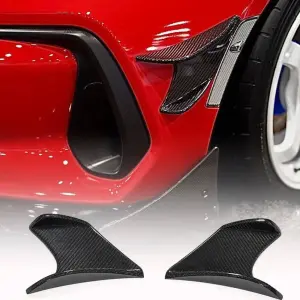 Накладки на задній бампер (2021-2023, Карбон) для Subaru BRZ 2021–