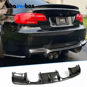 Дифузор заднього бампера V-Style (для M3, Карбон) для BMW 3 серія E92/E93 2006–2013